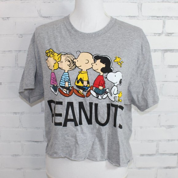 Peanuts 70s Floral Snoopy And Woodstock Men's T-Shirt